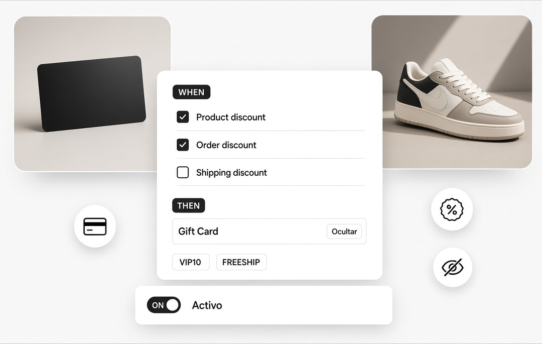 Reglas de Gift Card